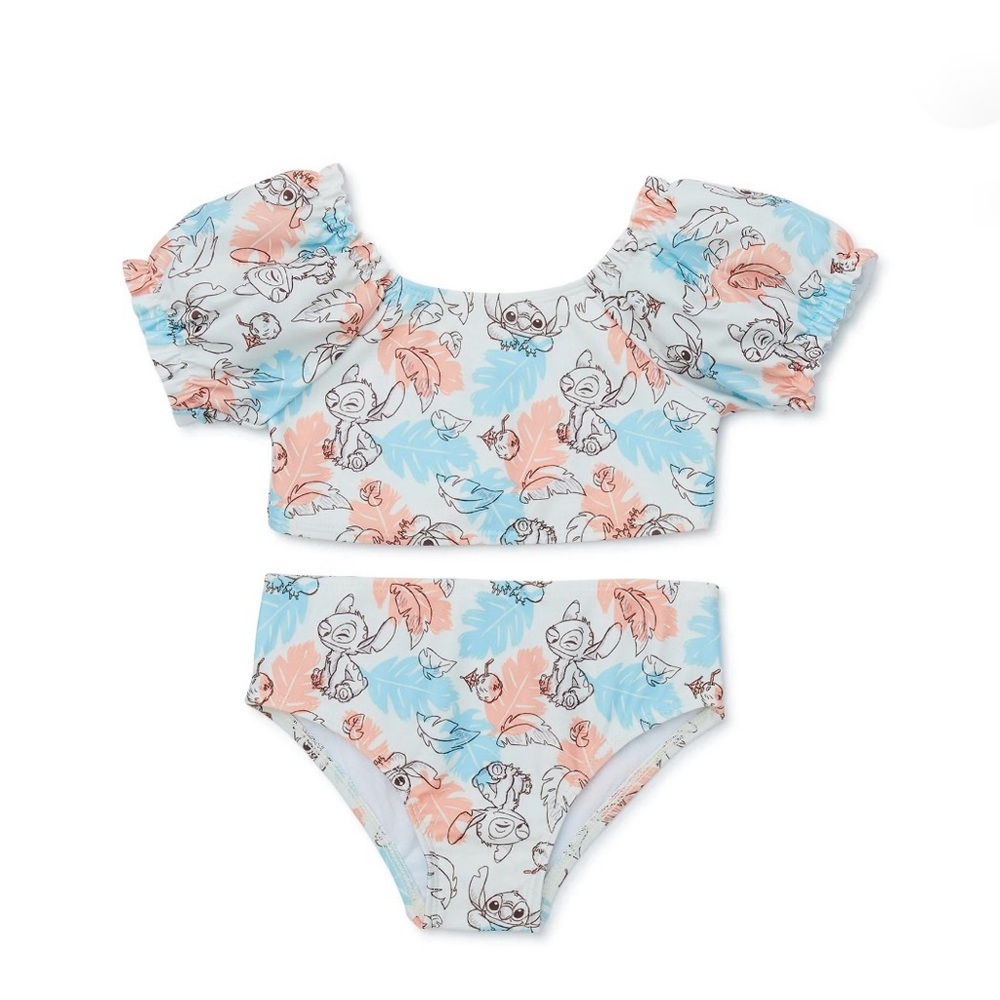 Stitch Toddler Two-Piece Swimsuit, Size 18 Months